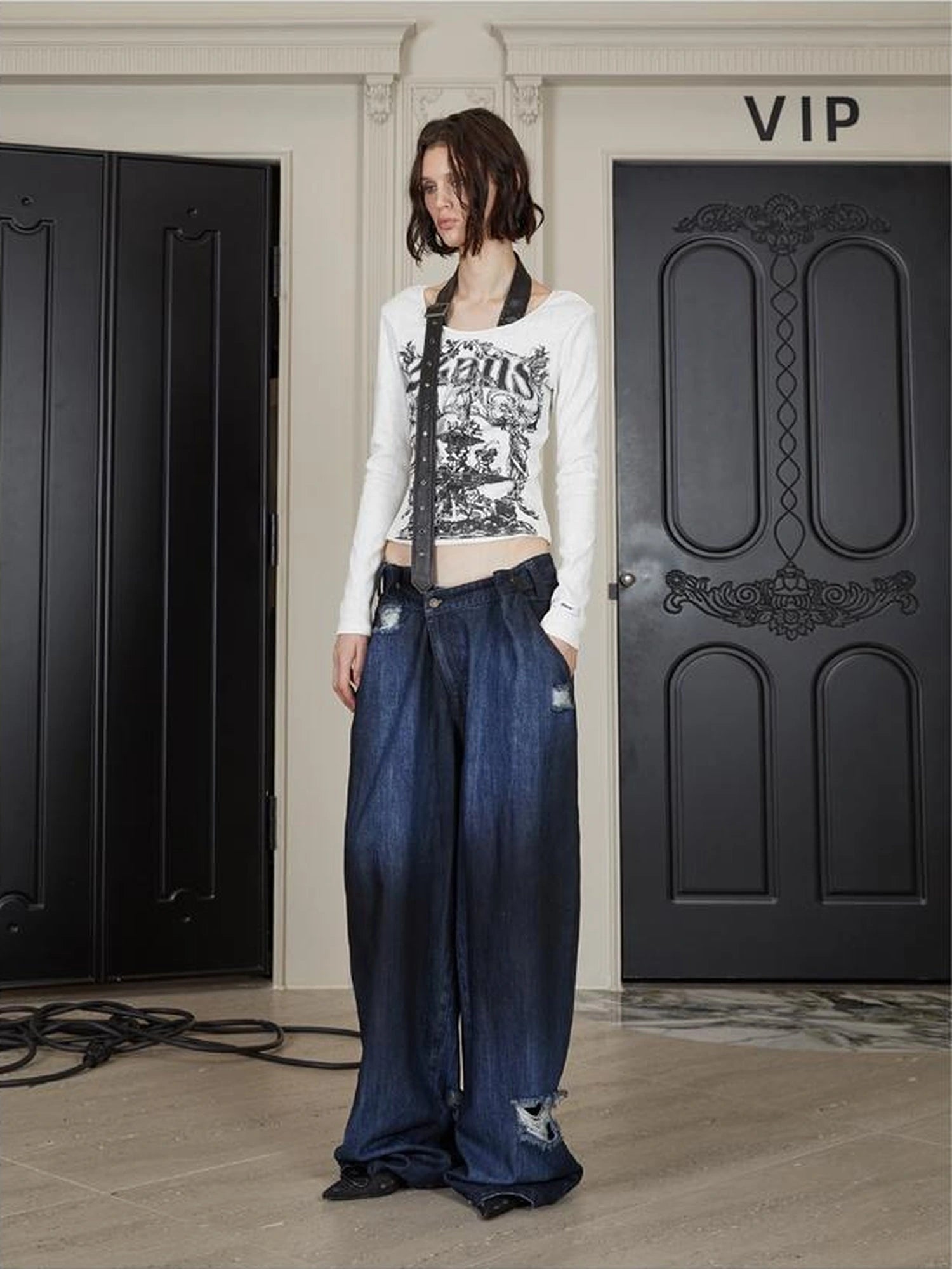Soft Stretch Cotton Knit Top
