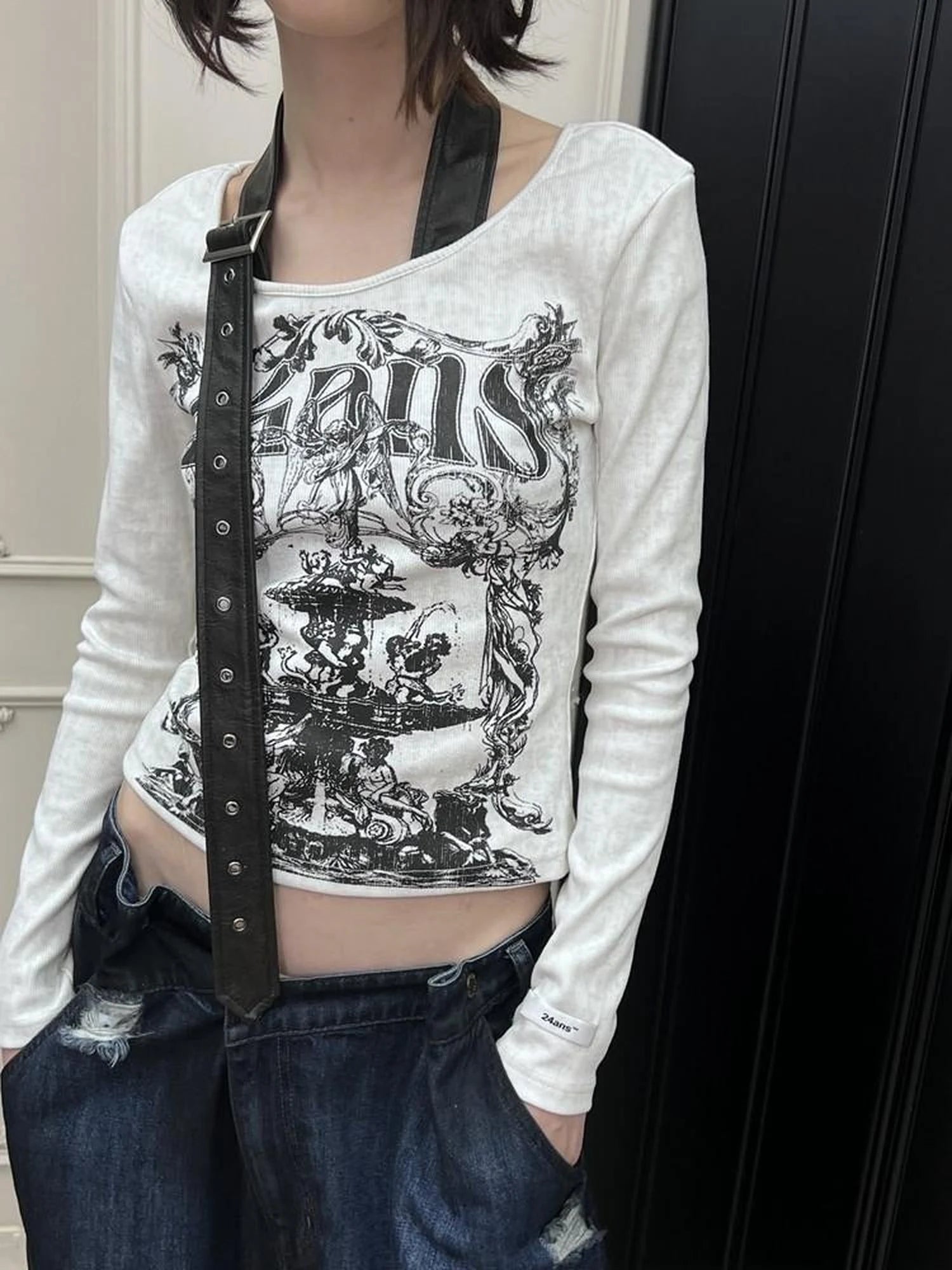 Soft Stretch Cotton Knit Top