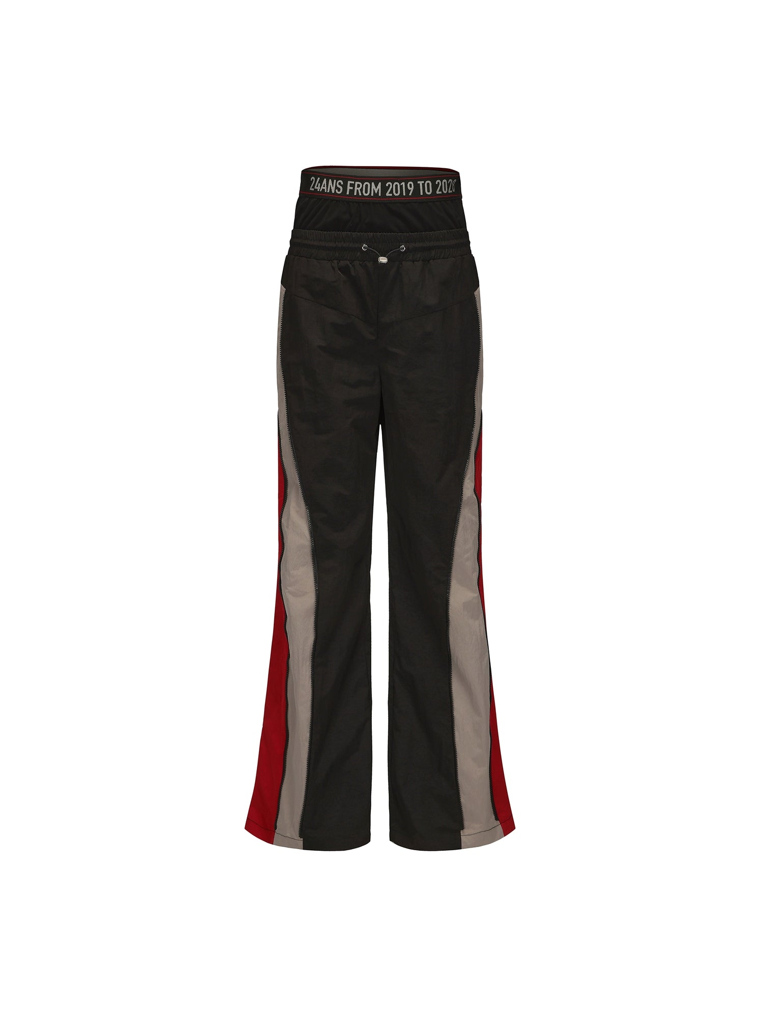 24ans_Sporty_Chic_Dual_Waist_Contrast_Trim_Cargo_Pants_MISSTT
