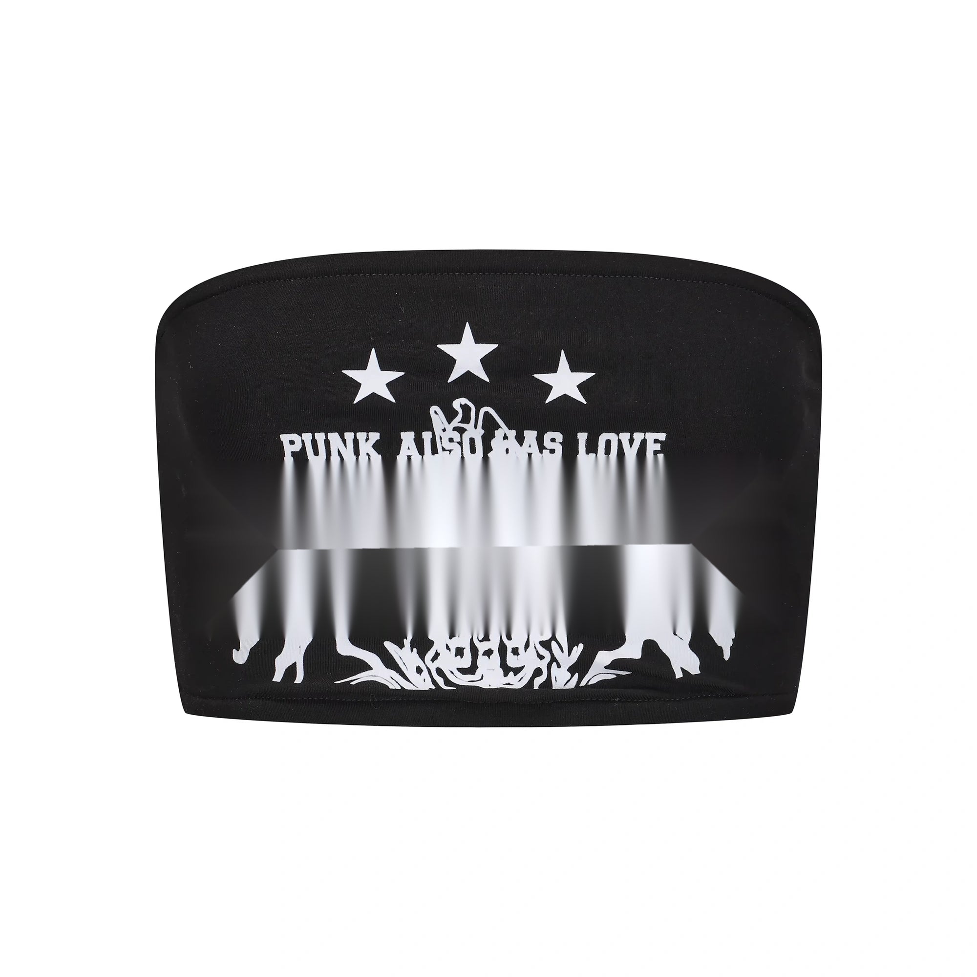 24ans_Strapless_Top_With_Punk_Slogan_MISSTT