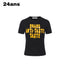 24ans Stretch Cotton Slim Fit Cropped Crew Neck Letter Print Short Sleeve T-Shirts