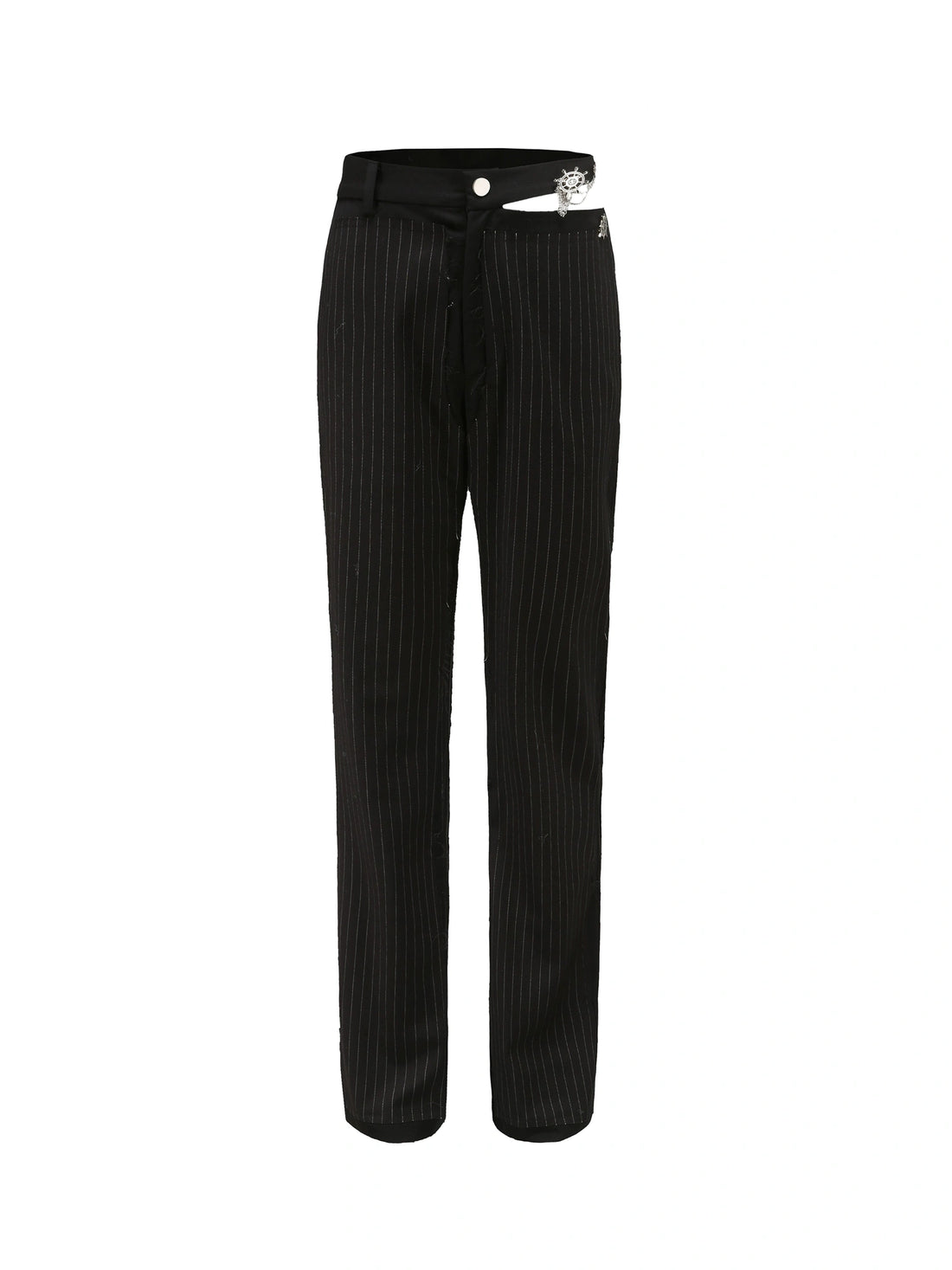 Striped Suit 2024 Spring V Neck T Shirt Long Sleeve