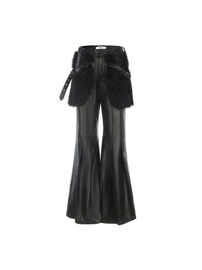 24ans_Suede_Flared_Trousers_With_Multi_Pleat_Detailing_MISSTT