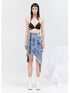 24ans Textured Denim Midi Skirt-1