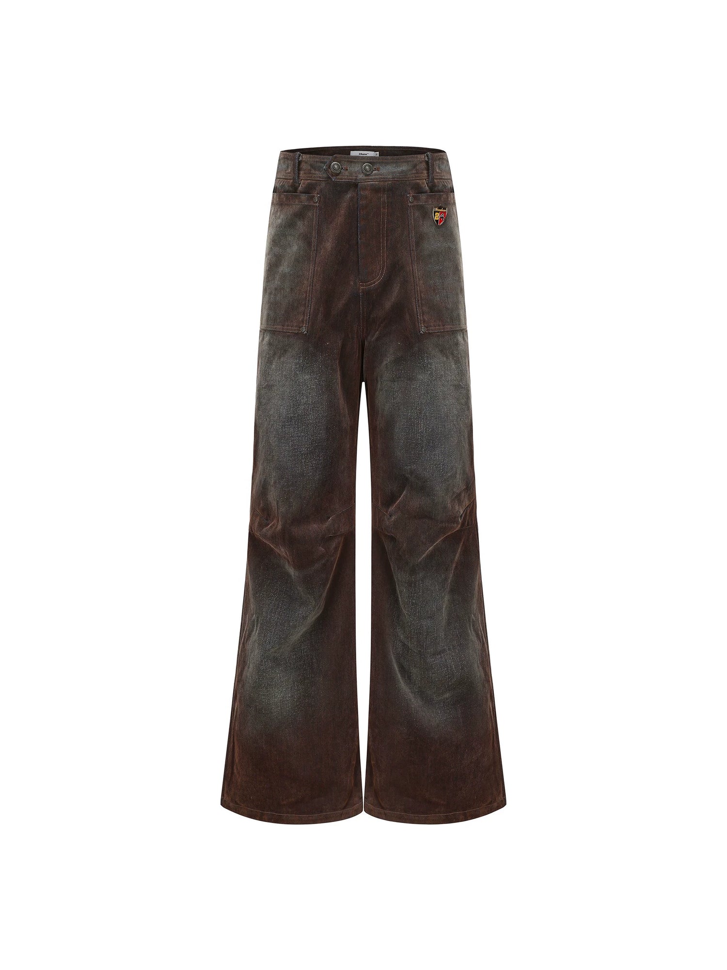24ans_Tie_Dye_Vintage_High_Street_Brown_Jacket_Trousers_Set_MISSTT