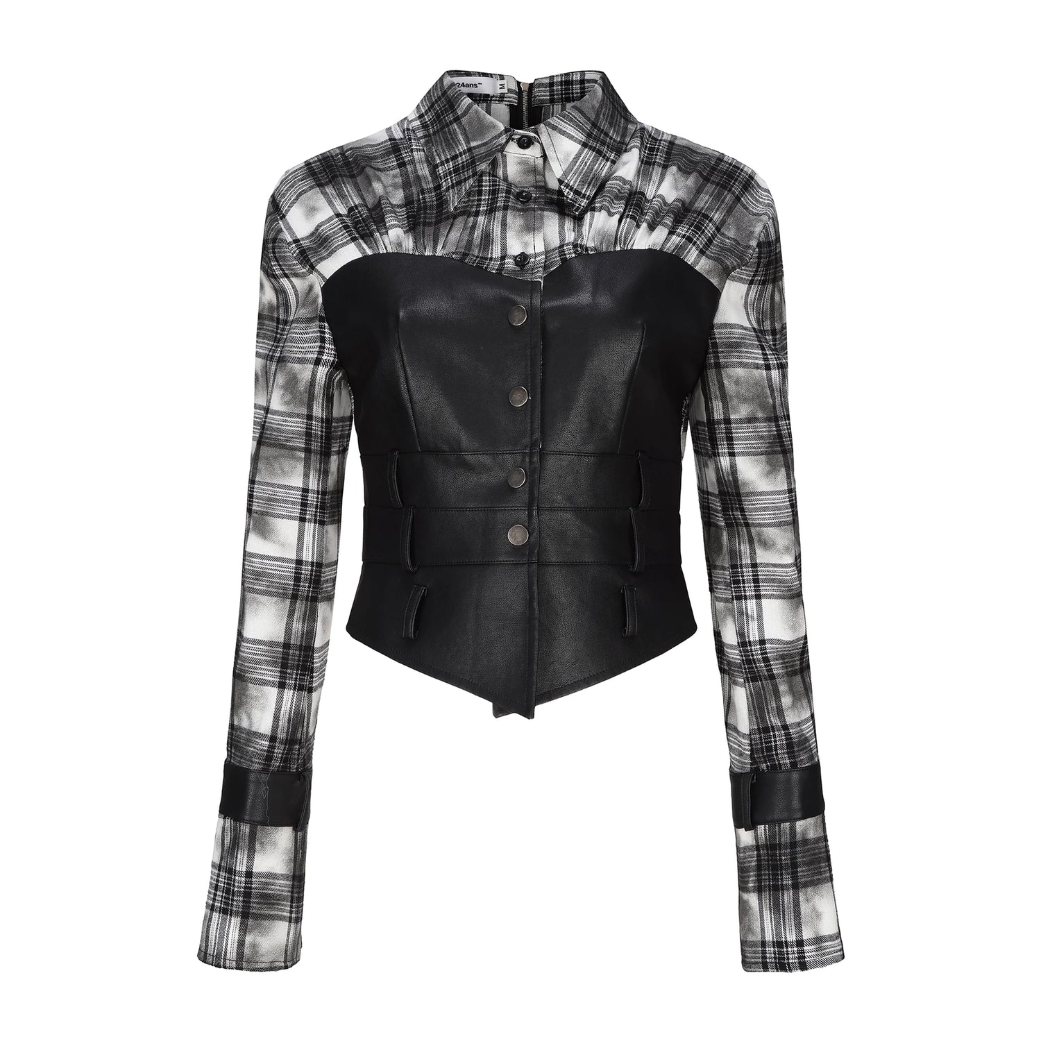 24ans_Two_Way_Off_Shoulder_Plaid_Crop_Shirt_MISSTT