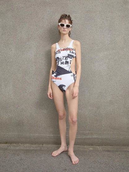 Vacationing Floral Print Swimsuit