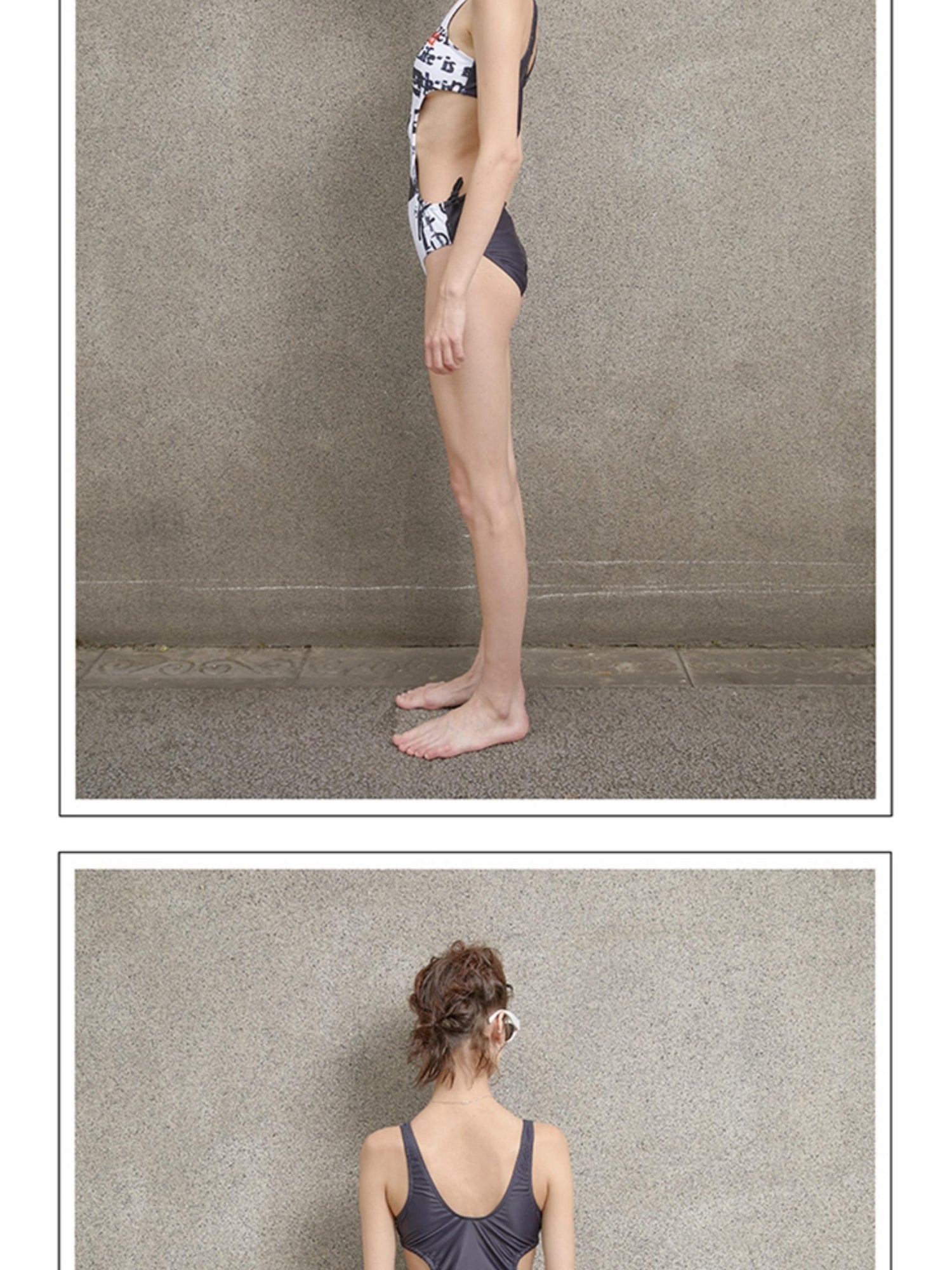 24ans Vacationing Floral Print Swimsuit