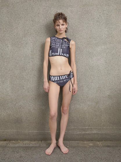 24ans Vacationing Letter Print Swimwear-2