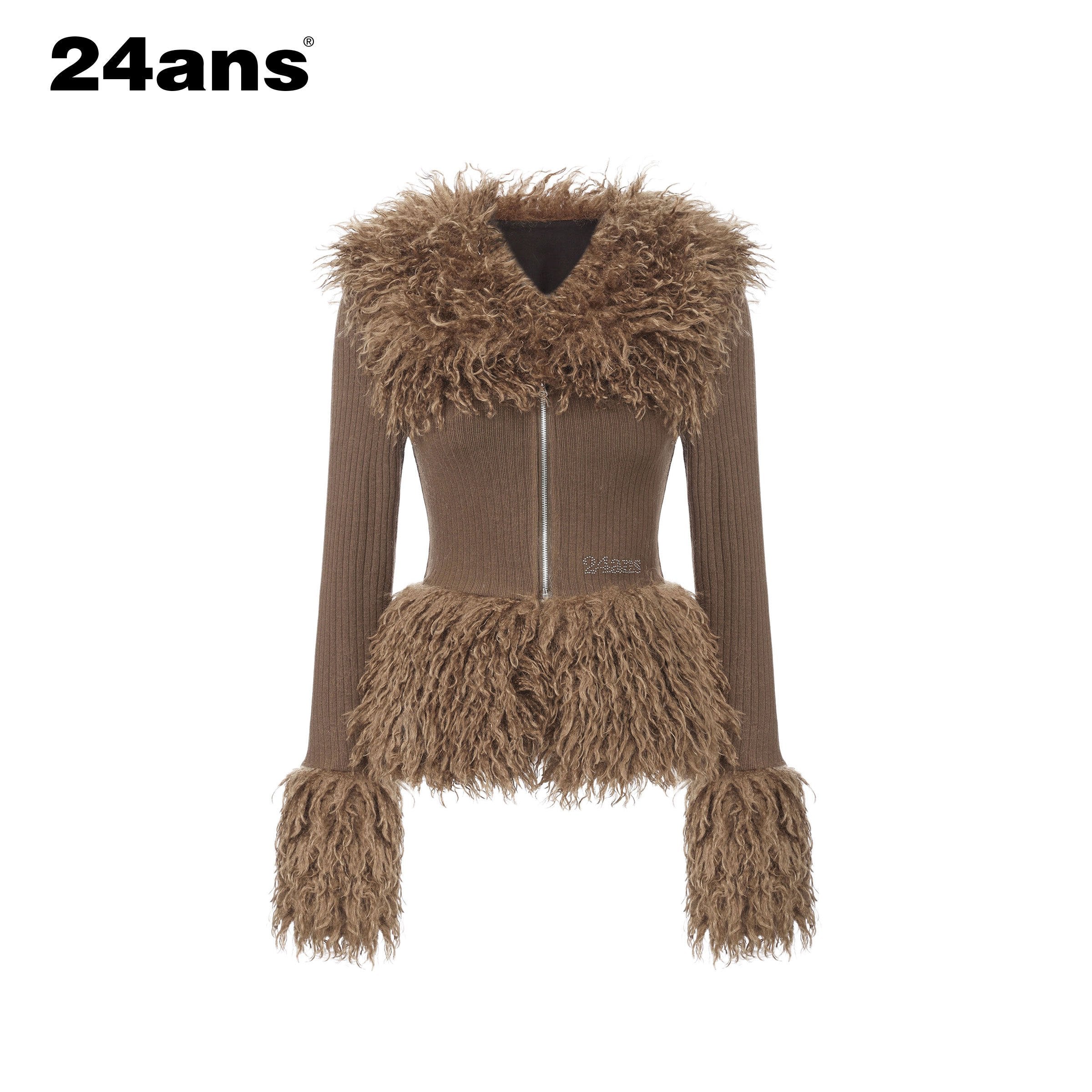 24ans_Washed_Stretch_Cotton_Blend_Sexy_Panel_Zipper_Long_Sleeve_Women_Cardigans_MISSTT