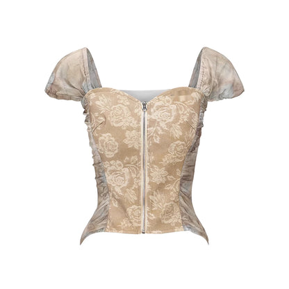 24ans_White_Cotton_Suit_Hem_Skirt_Set_MISSTT