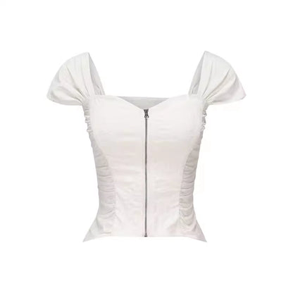 24ans_White_Cotton_Suit_Hem_Skirt_Set_MISSTT