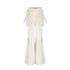 24ans Winter White Flared Suede Trousers With Fleece Lining MISSTT