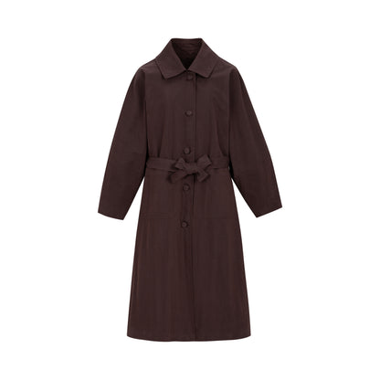 Dorydory_Garnet_Red_Vintage_Silhouette_Single_Breasted_Two_Button_Women&