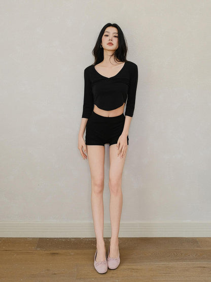 FU FRESH UP Skin Friendly Slim Fit High Waist Knit Women&