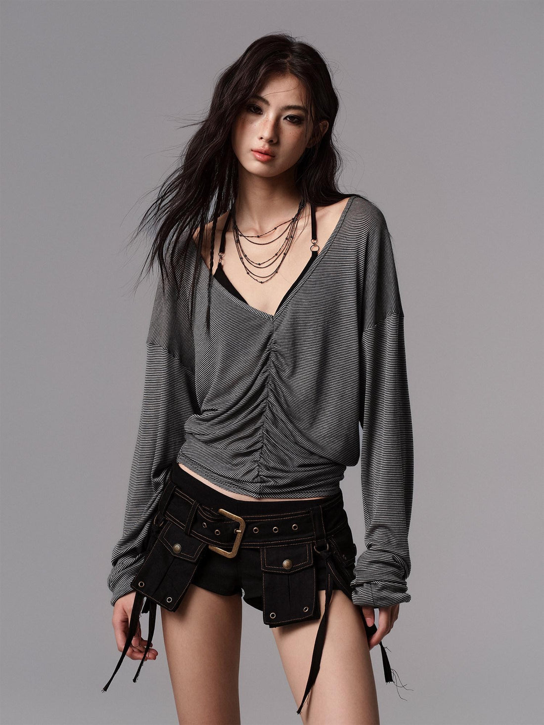 Low pixel Stretch Low Waist Button Fly Slim Straight Casual Women Cotton Denim Shorts