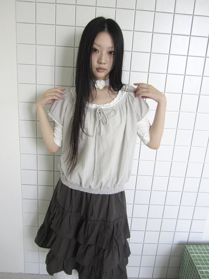 ang_project_Textured_Lace_Splice_Drawstring_Tie_Women&