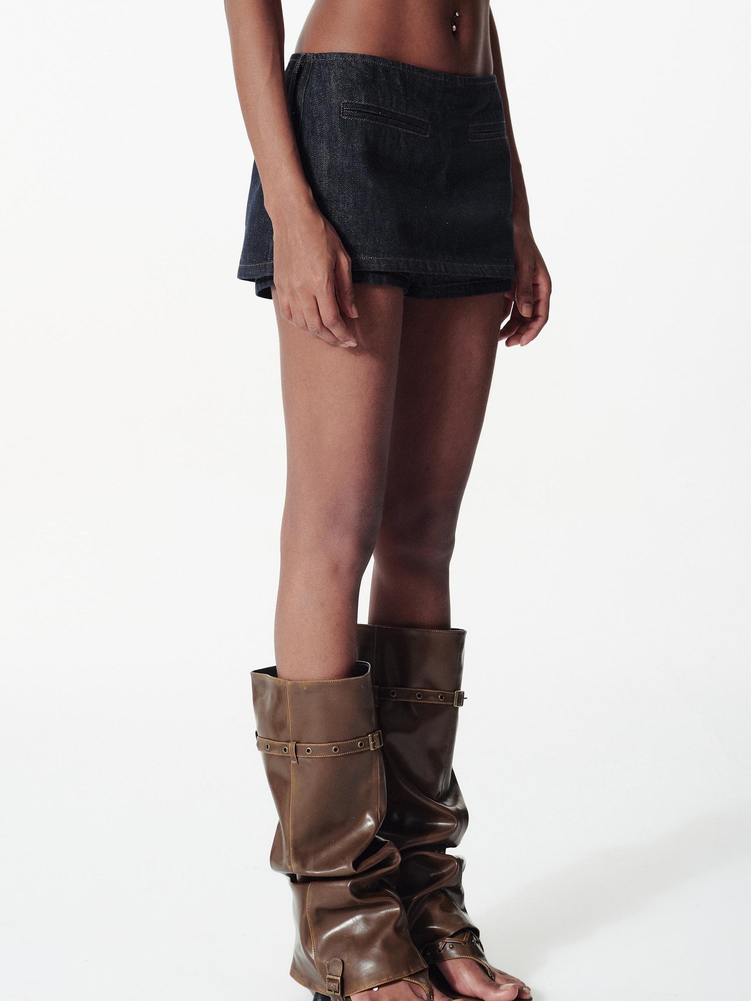 2th Desire Chunky Detachable Punk Sandals With Studded Straps And Adjustable Cuffs