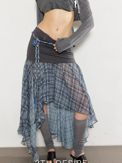 Handwoven Linen Bohemian Beaded Stone Rope Belt