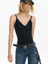 Lace Embroidered Slim Corset Camisole Top
