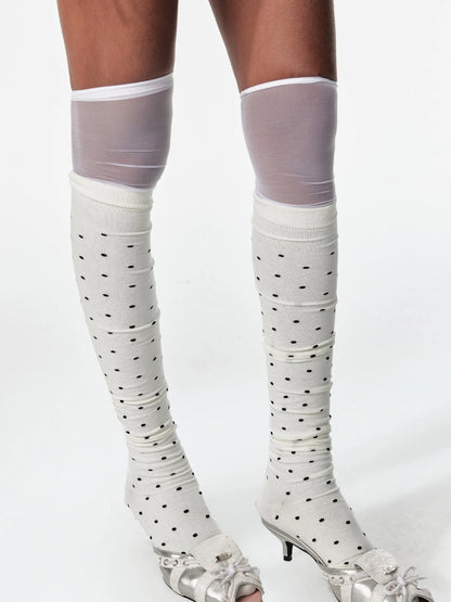 Low Heel Strappy Lace Peep Toe Color Block Sandals