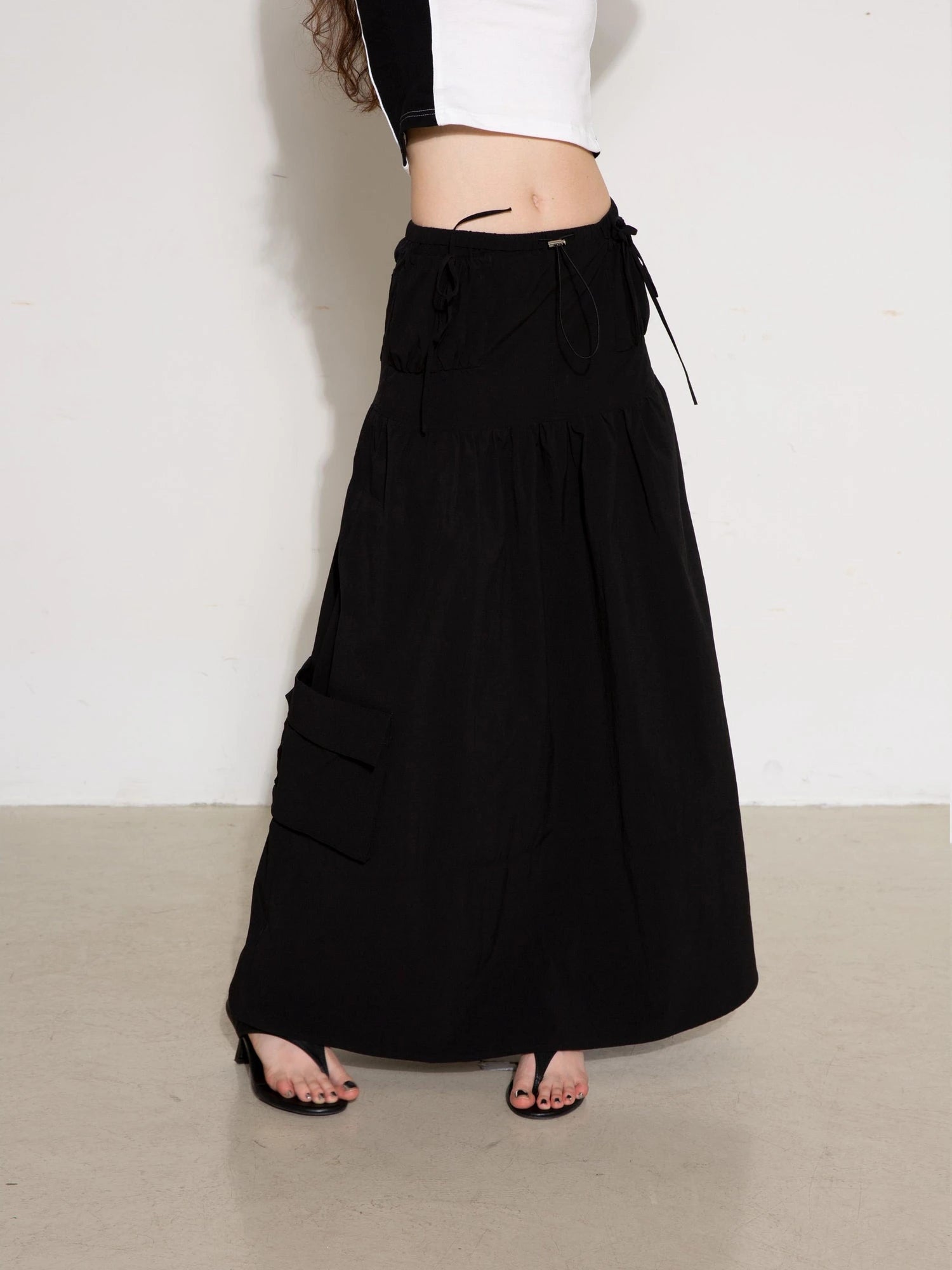 Phantasmagoria Cotton Blend Collection V-neck T-shirt Long Sleeve