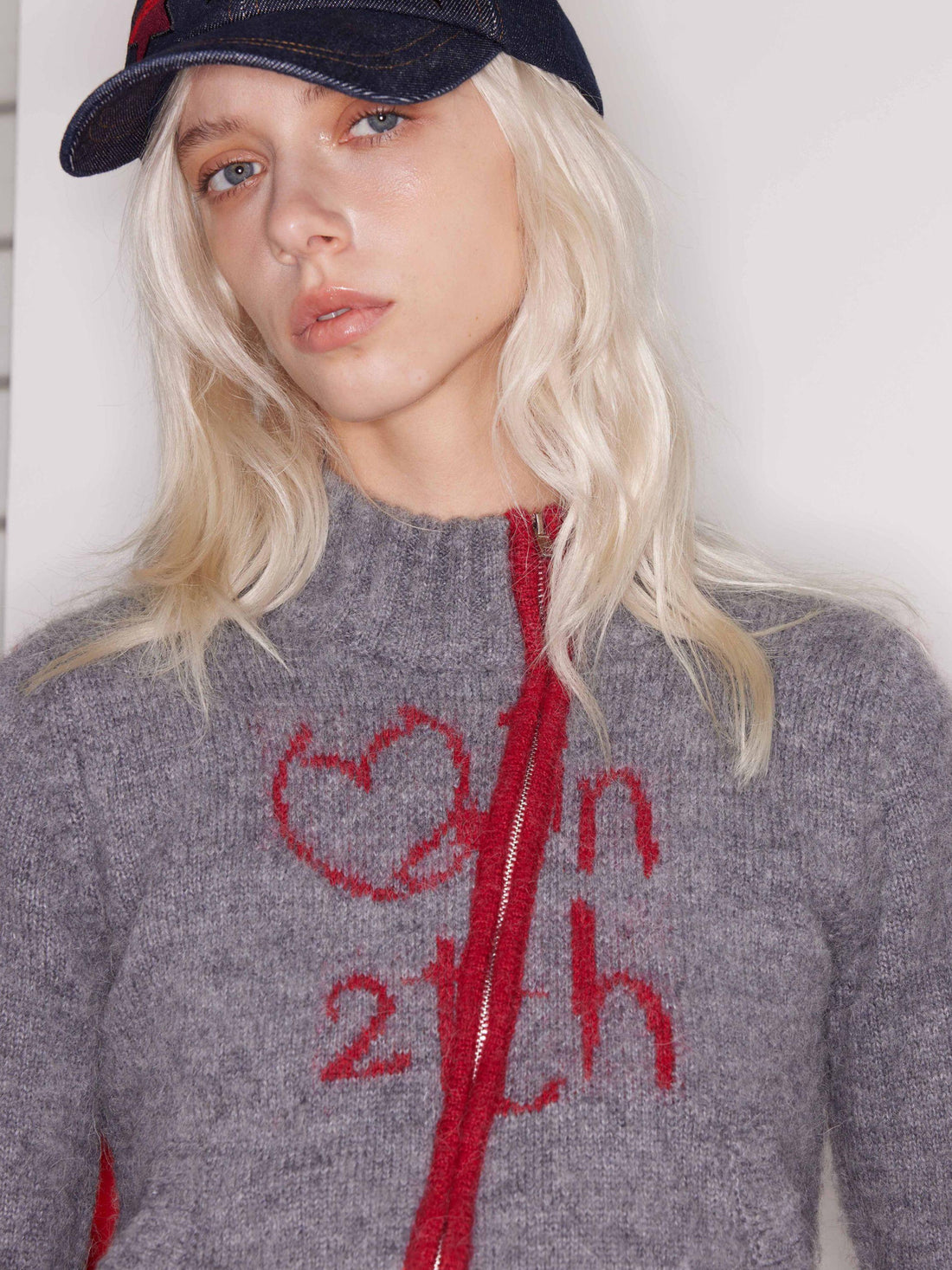2th Desire Removable Star Heart Patch Studded Snapback Cap