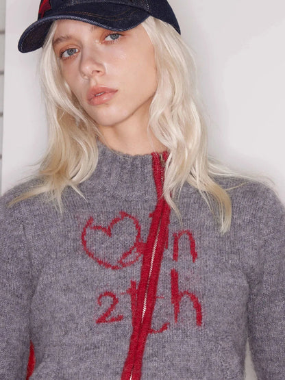 Removable Star Heart Patch Studded Snapback Cap