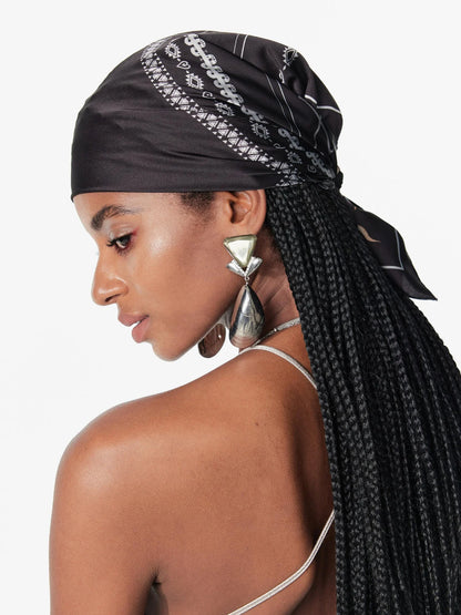 Retro Punk Snake Year Print Bandana