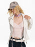 Sheer Lace Mesh Bowknot Camisole