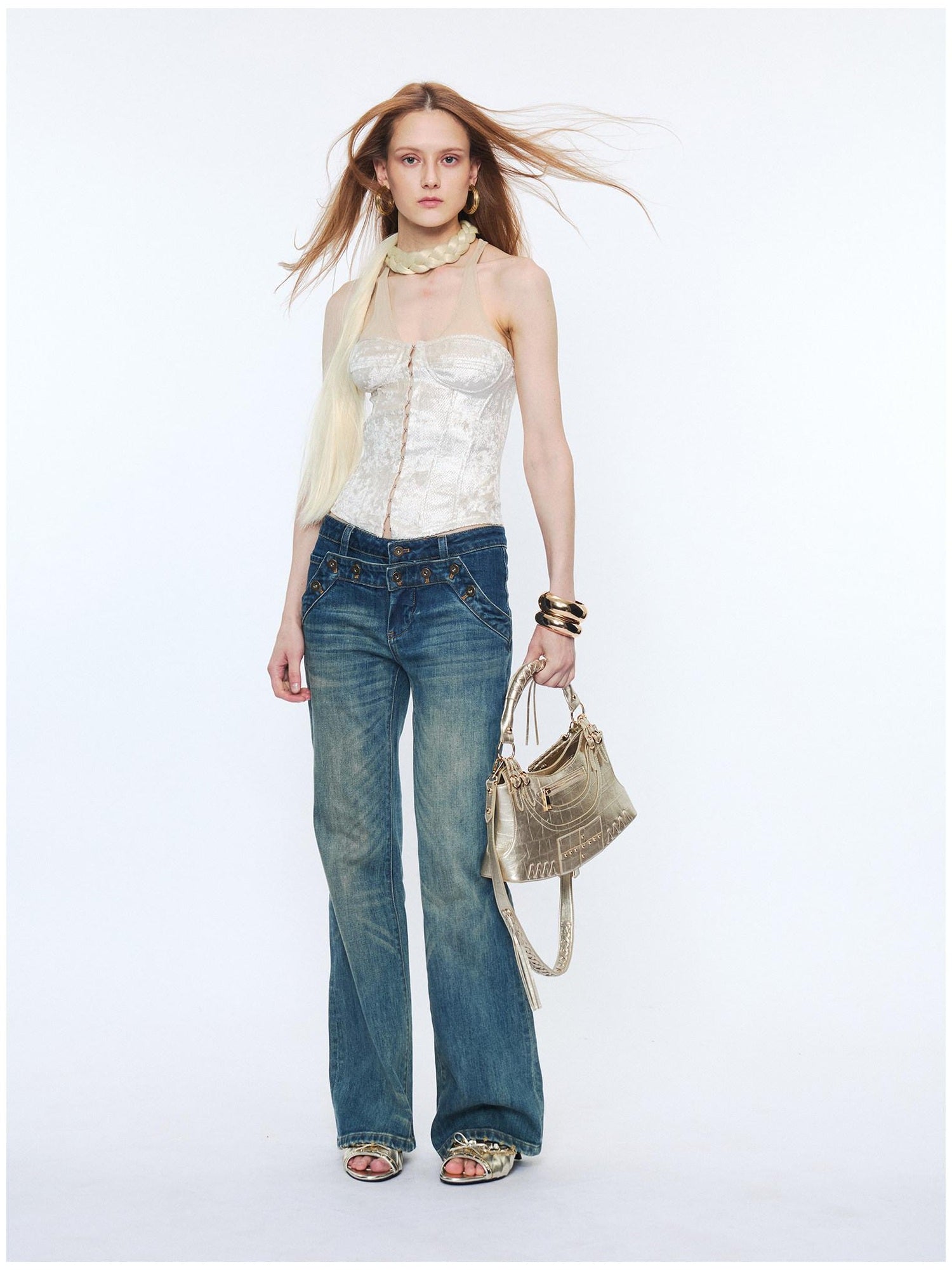 2th Desire Sheer Mesh V-neck Slim Fit Cropped Plaid Zipper Front Tank For Women Camisoles