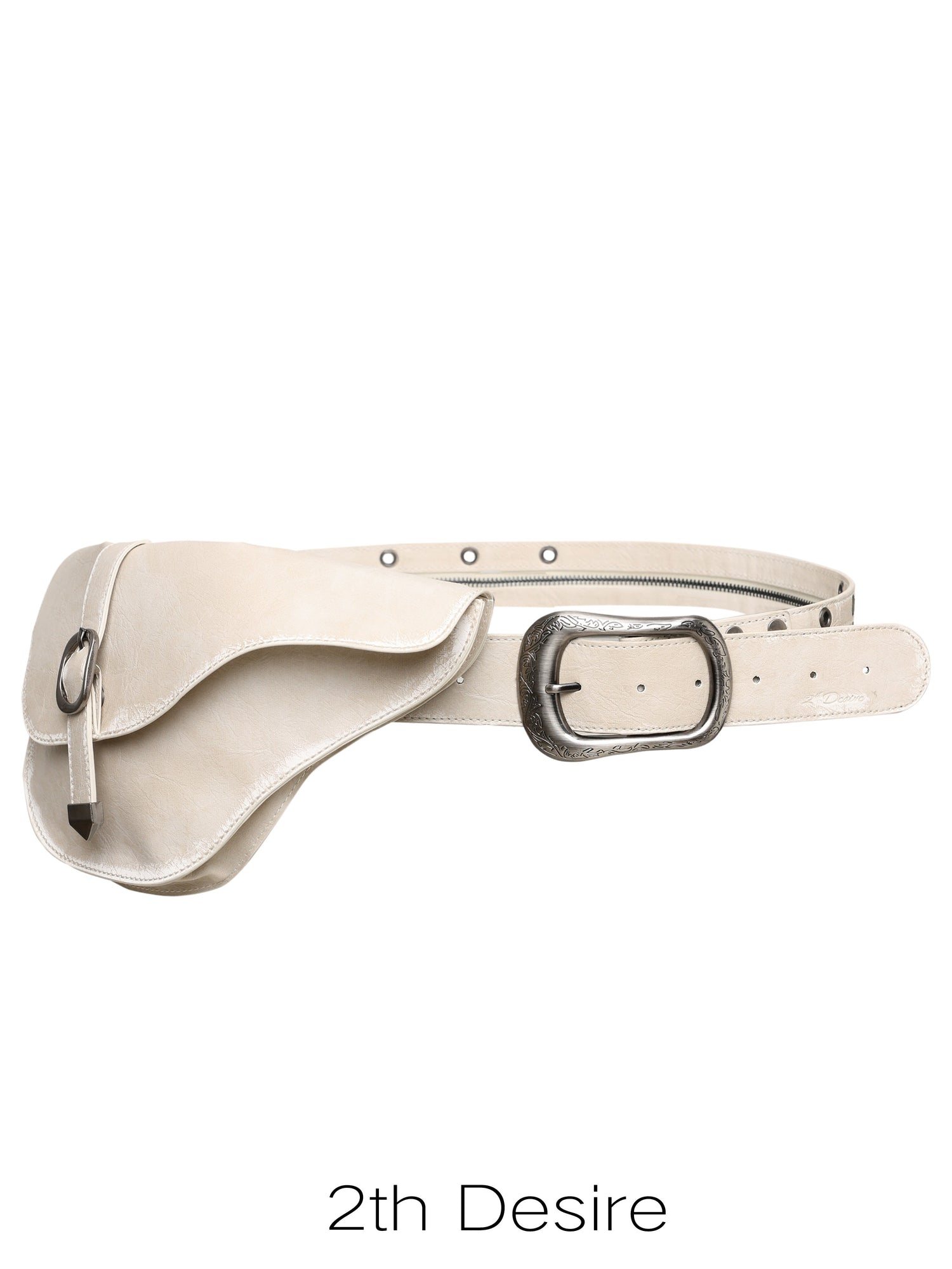 2th Desire Studded Statement Polyester Waist Belt With Metal Buckle Women Fashion Belts