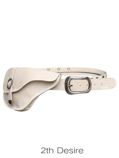 2th Desire Studded Statement Polyester Waist Belt With Metal Buckle Women Fashion Belts