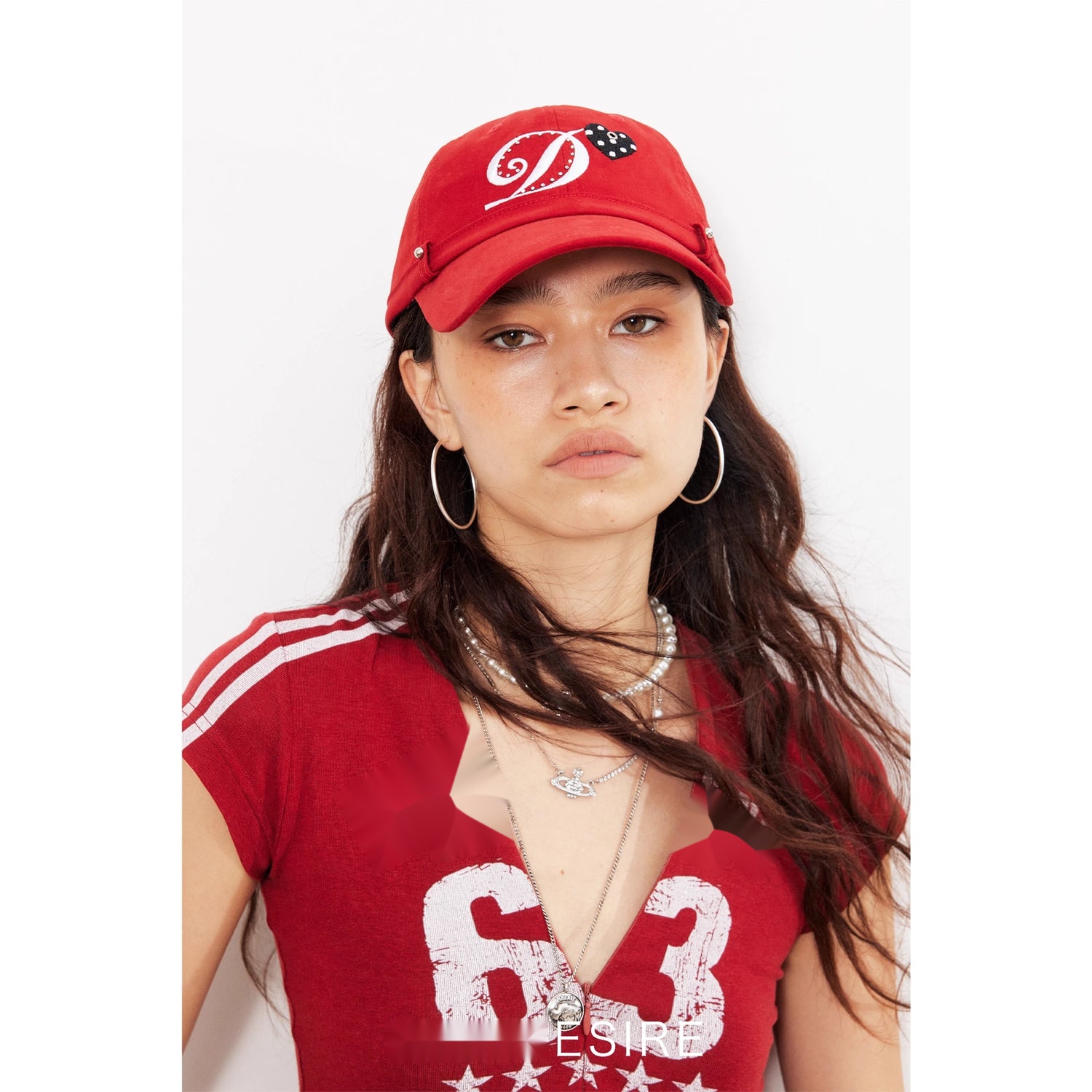 2th_Desire_Vintage_Hibiscus_Punk_Studded_Embroidered_Baseball_Cap_MISSTT