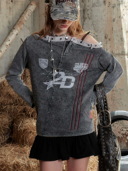 Vintage Washed Camo Baseball Cap Adjustable