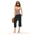 2th Desire Washed Black Grey Distressed Pirate Button High Waist Women&