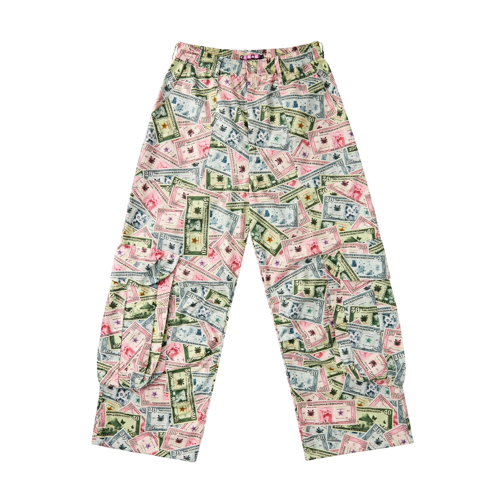 CFIERCE_Money_Print_Cargo_Multi_Pocket_Women&