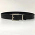 7Shiftin Soft Pu Plain Versatile Unisex Youth Black Minimalist Fashion Belts