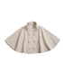 Northbutsouth_Mini_Cape_Double_Breasted_Small_Stand_Collar_Women&