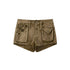 ALL iN plan Casual Relaxed Natural Waist Khaki Lightweight Design For Women Cargo Pants