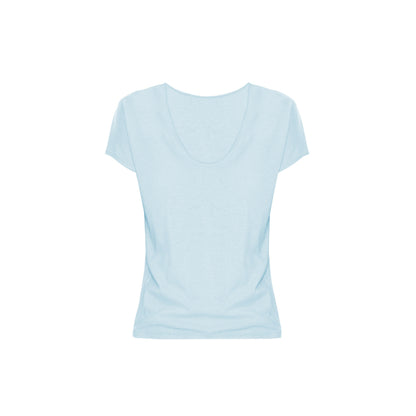 Northbutsouth_Multicolor_Rolled_Hem_U_Neck_Loose_Women&
