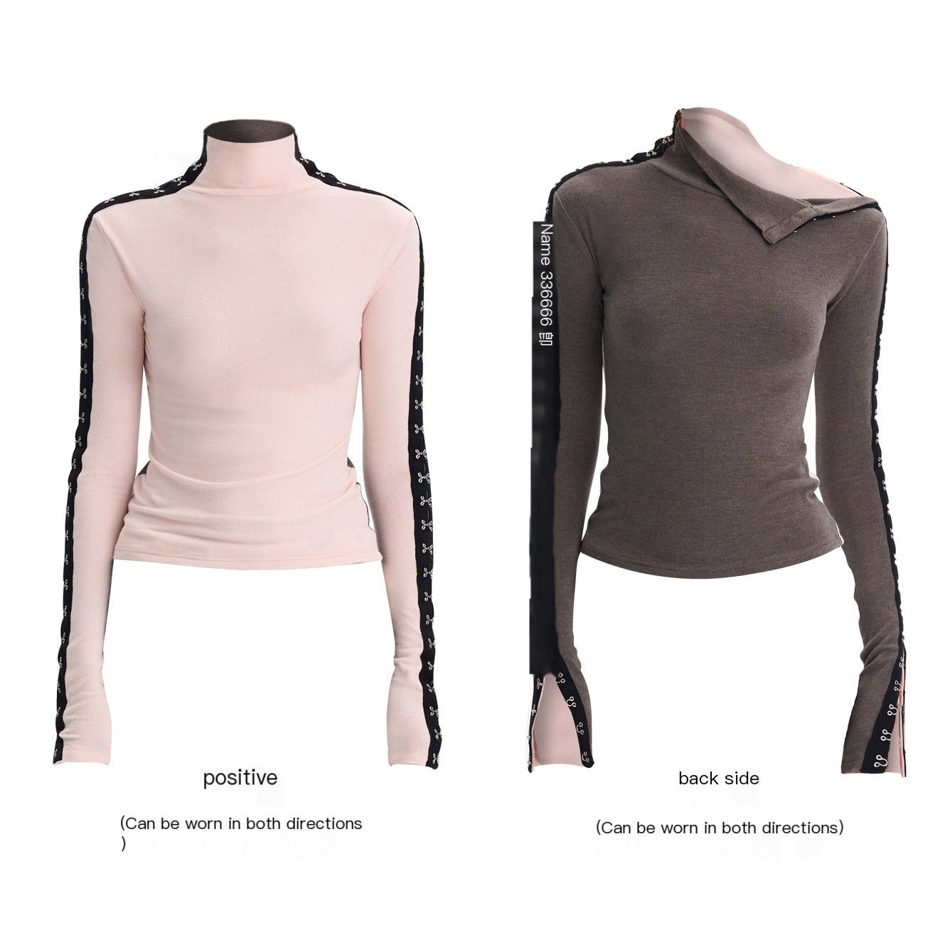 The_NeverMore_Brushed_Viscose_Spandex_Sexy_Slim_Half_Open_Collar_Long_Sleeve_Crop_Tops_MISSTT