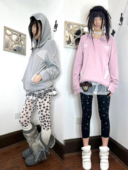 nit alcove Warm Cotton Fleece Lined Pullover Kangaroo Pocket Straight Fit Unisex Hoodie
