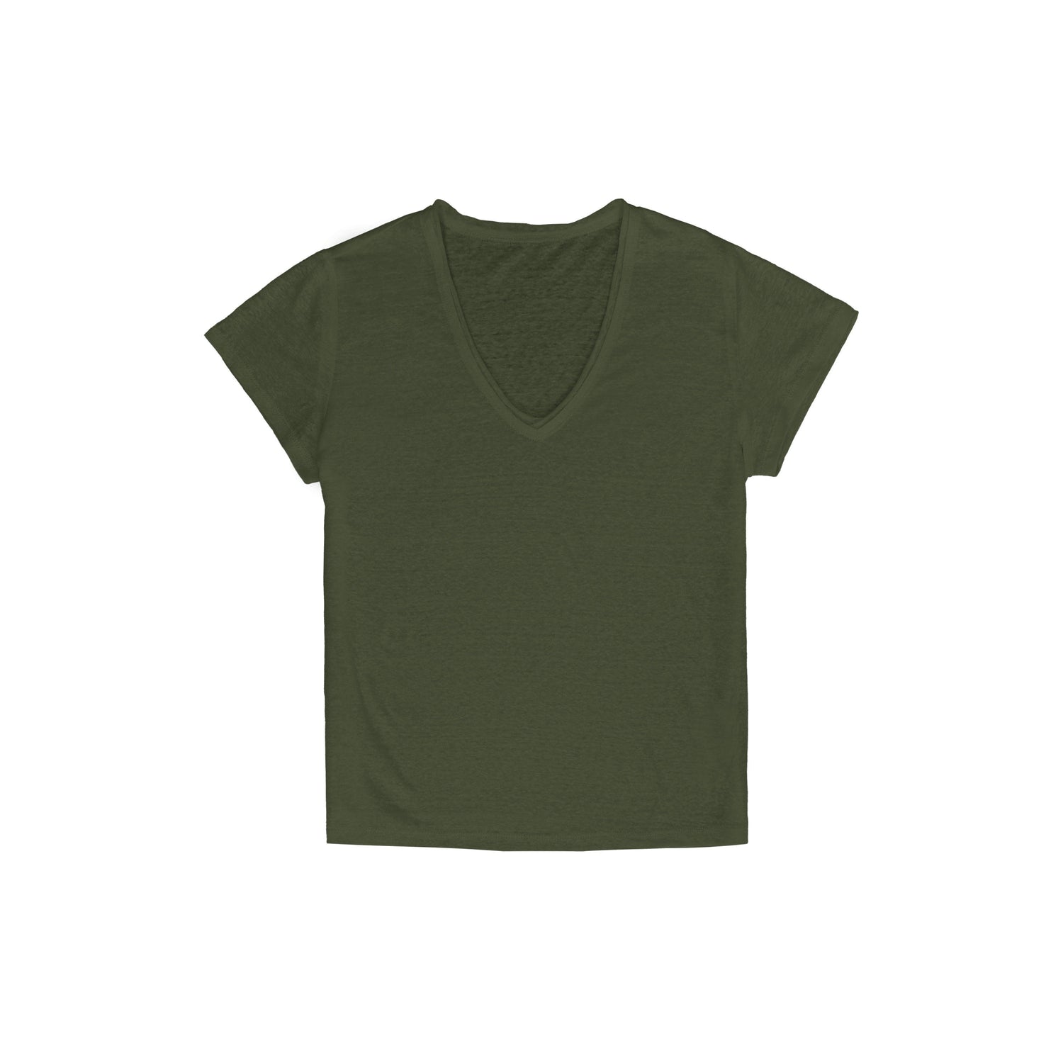 Northbutsouth_Multicolor_Snowflake_V-neck_Rolled_Hem_Women&