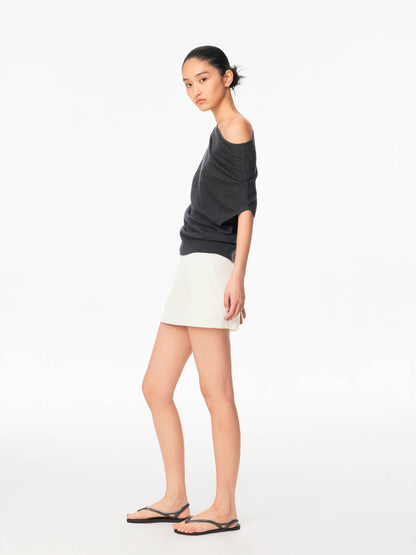 Northbutsouth A Line Coated Texture No Waistband Mid Low Rise Women&