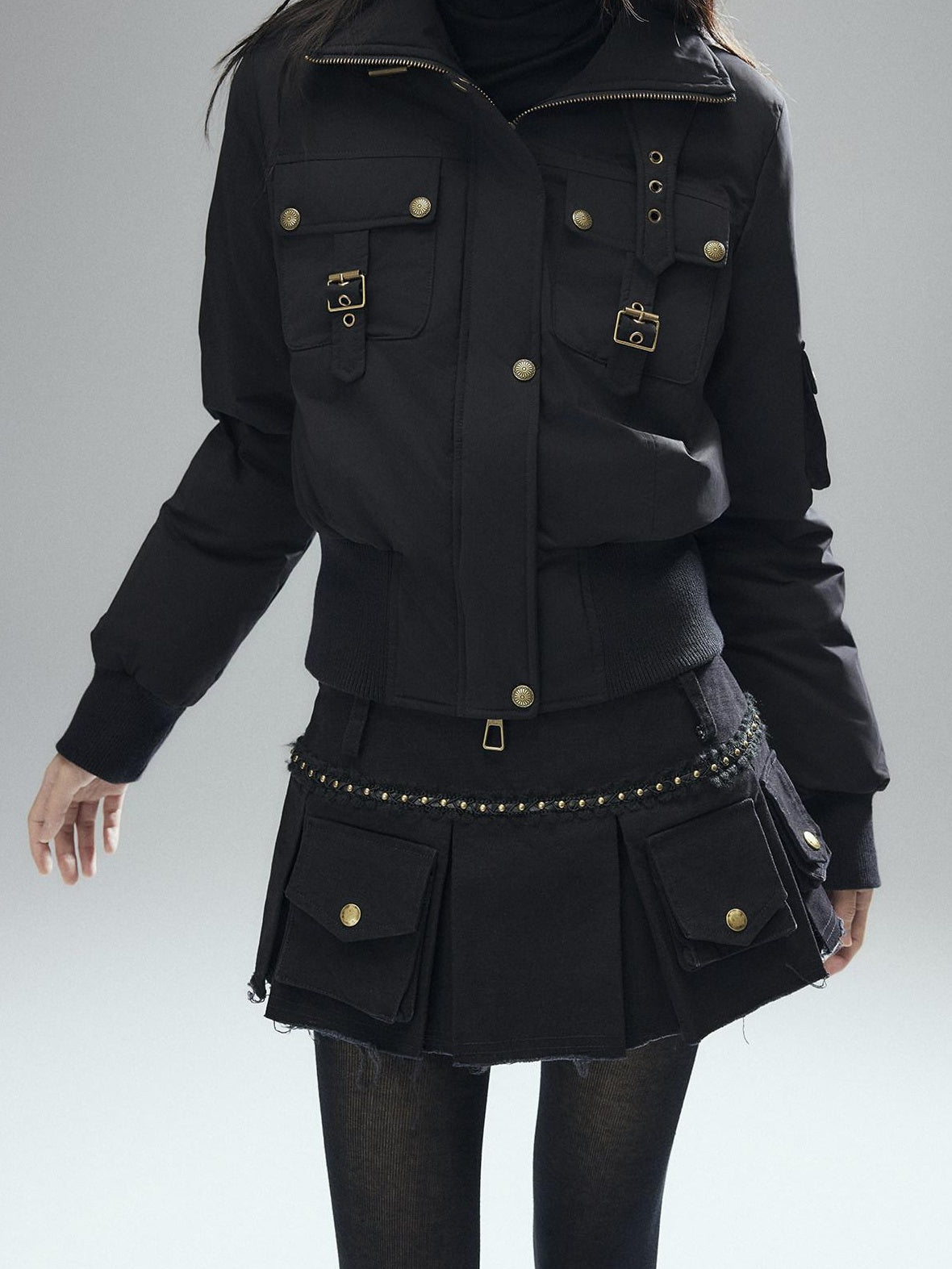 Low pixel 90 Percent White Duck Down Warm Casual Cinched Waist Women Everyday Down Jackets