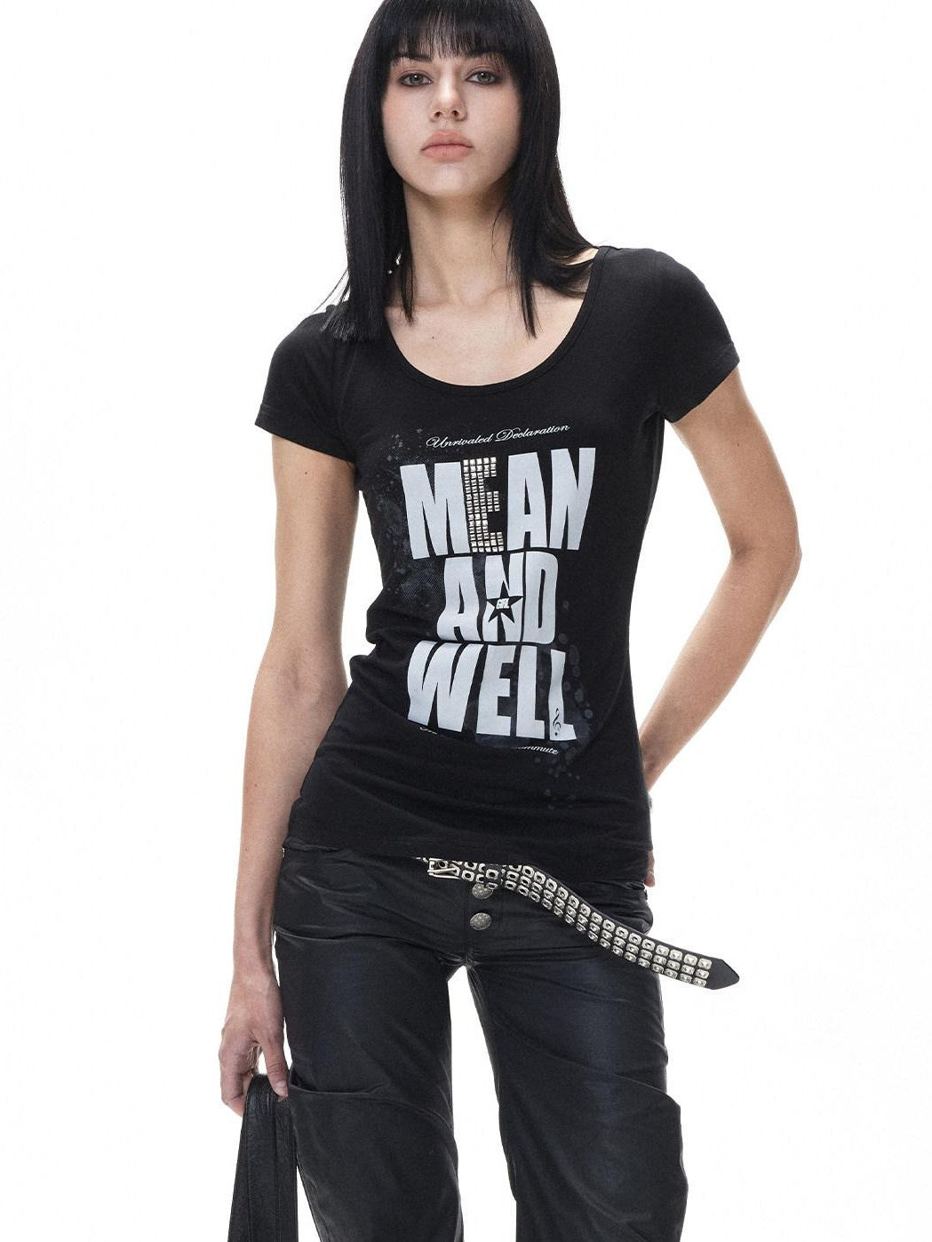 3MODE American Retro Letter Print Women&