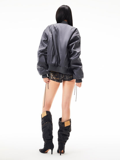 3MODE Army Green Flight Jacket Women&