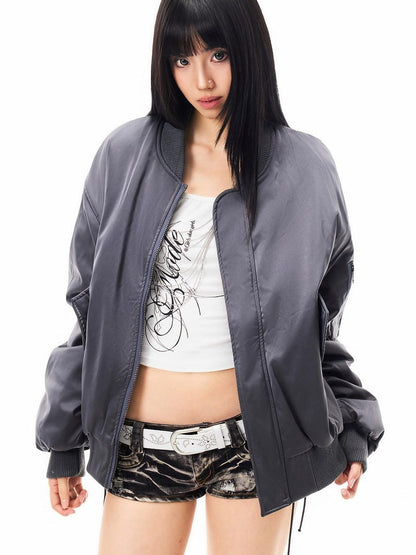 3MODE Army Green Flight Jacket Women&