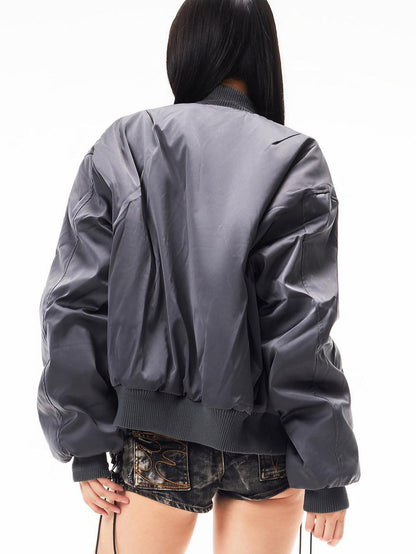 3MODE Army Green Flight Jacket Women&